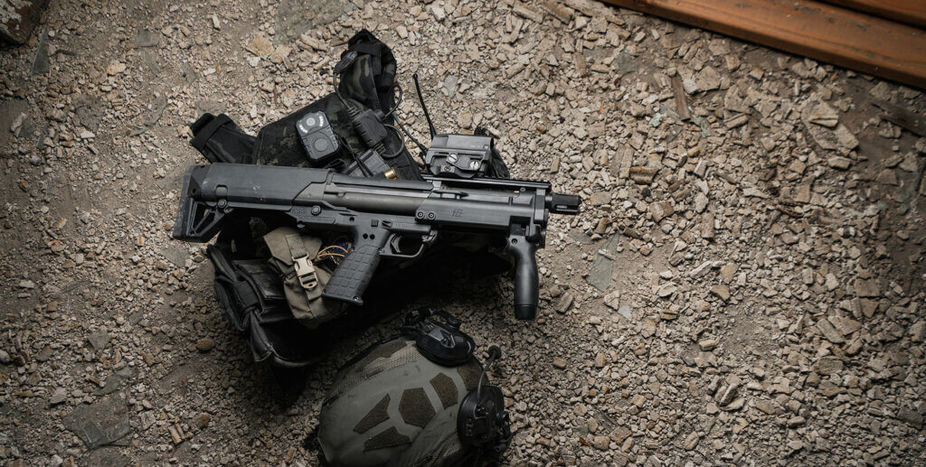 KelTec KSG bullpup pump-action shotgun